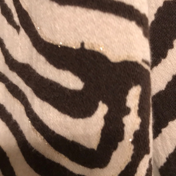 Woman’s Brown Zebra Print Jacket - Picture 2 of 4